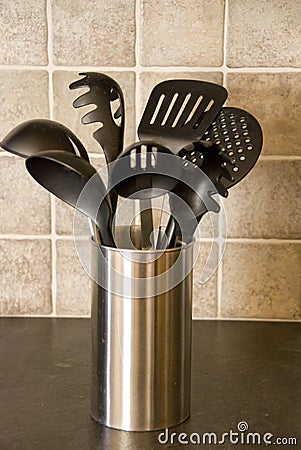 Kitchen utensils Stock Photo