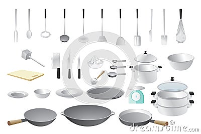 Kitchen utensils Vector Illustration