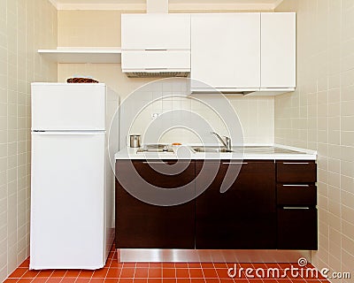 Kitchenette Stock Photo