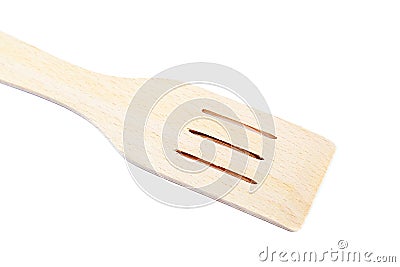 Kitchenware. Wooden spatula. Stock Photo