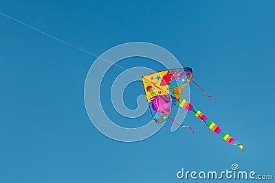 Kite flying in the sky Stock Photo