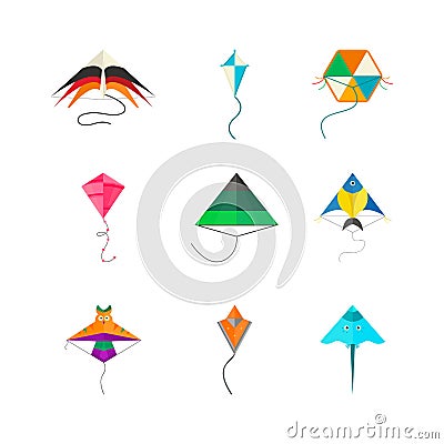 Kite icon vector. Vector Illustration