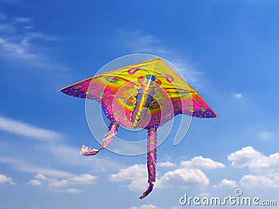 Kite in the sky Stock Photo