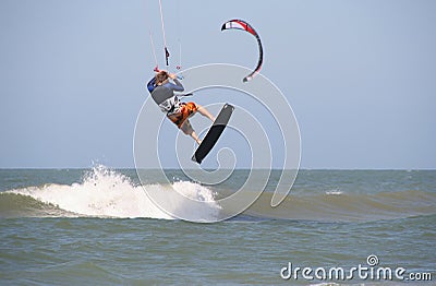 Kite Surfer Stock Photo