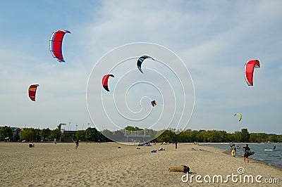 Kite Surfing 4 Stock Photo