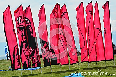 Kites soaring in the sky. Editorial Stock Photo