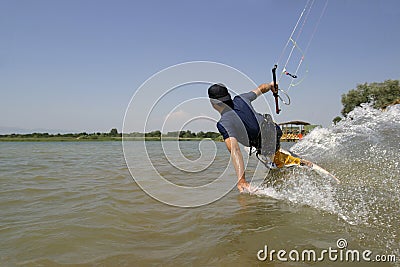 Kitesurfer Stock Photo