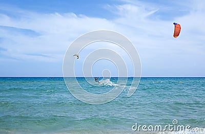 Kitesurfer Stock Photo