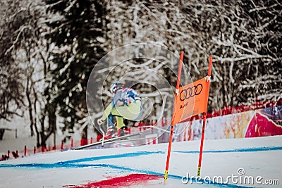 KitzbÃ¼hel Hahnenkamm Ski Race 2018 Austria Editorial Stock Photo
