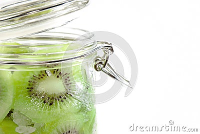 Kiwi Enzyme Series 02 Stock Photo