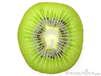 Kiwi fruit slice Stock Photo