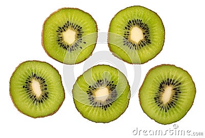 Kiwi fruit. Slice of fresh kiwi fruit Stock Photo