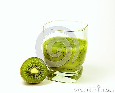 Kiwi juice Stock Photo