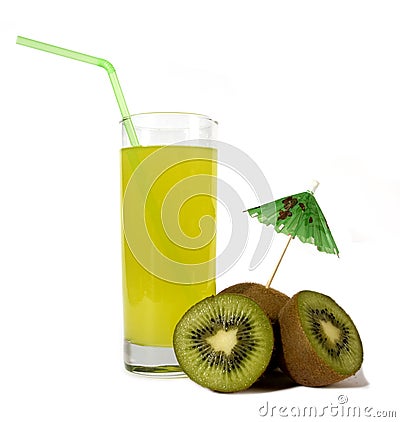 Kiwi Juice Stock Photo