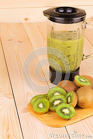 Kiwi juice Stock Photo