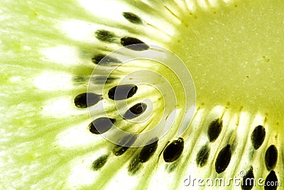 Kiwi macro Stock Photo