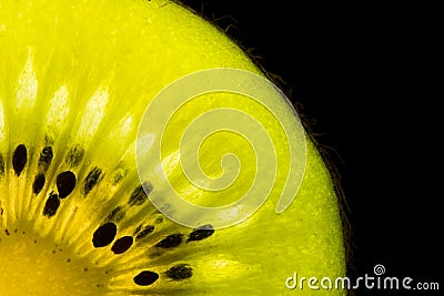 Kiwi slice Stock Photo