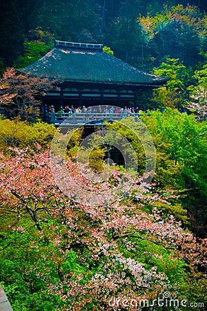 Kiyomizu-Dera Buddhist temple Editorial Stock Photo