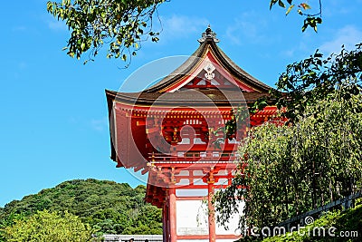 Kiyomizu-dera Temple in Kyoto, Japan, Editorial Stock Photo