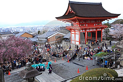 Kiyomizu Temple,Japan Editorial Stock Photo