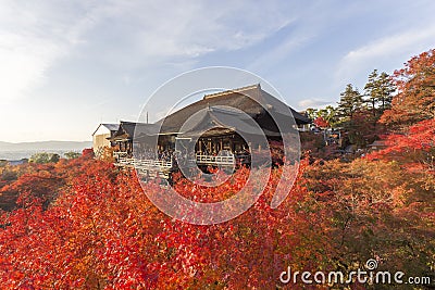 Kiyomizu Temple in Kyoto, Japan Editorial Stock Photo