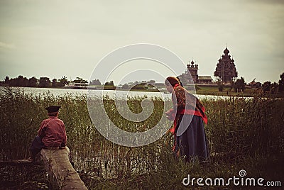 Kizhi island Editorial Stock Photo