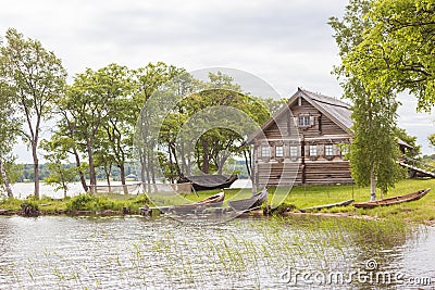 Kizhi island, Karelia, Russia Editorial Stock Photo