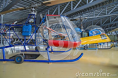 Kjeller pk x-1 helicopter Editorial Stock Photo