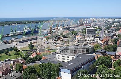 Klaipeda, port Stock Photo