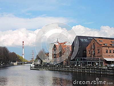 Klaipeda city, Lithuania Editorial Stock Photo