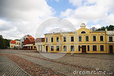 Klaipeda marketplace Stock Photo