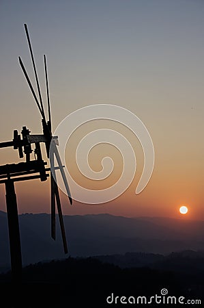 Klapotez in south Styria Stock Photo