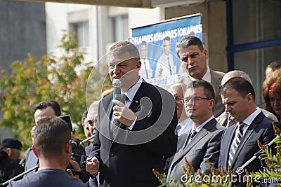 Klaus Iohannis Editorial Stock Photo