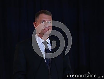 Klaus Werner Iohannis Editorial Stock Photo