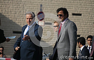 Klaus Wowereit, Sheikh Tamim bin Hamad bin Khalifa Al Thani Editorial Stock Photo