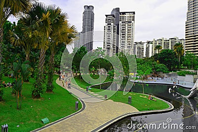 Klcc park in kuala lumpur Editorial Stock Photo