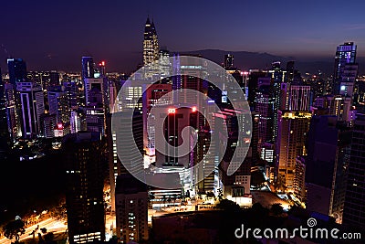 KLCC view at Kuala Lumpur, Malaysia Editorial Stock Photo