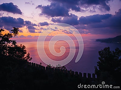 Kleopatra Beach Alanya Stock Photo