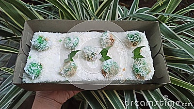 Klepon cake kultur indonesia Stock Photo