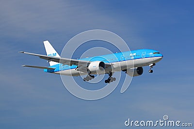 KLM Asia Boeing 777 Editorial Stock Photo