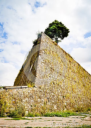 Klodzko Fortress walls Stock Photo