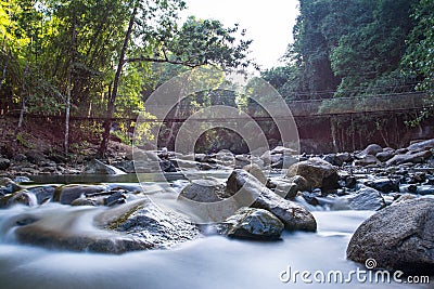 Klong Pai Boon Waterfall in Chanthaburi province Stock Photo