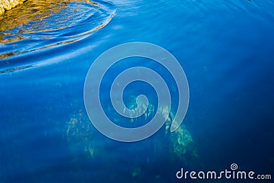 Klong Thom Saline hot springs Stock Photo