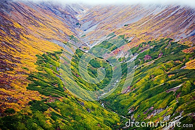 Kluane National Park and Reserve, Valley and Mountainside Views Stock Photo