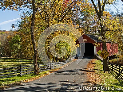 Knechts Covered Bridge 3 Stock Photo