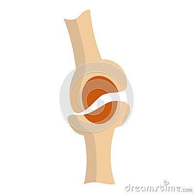 Knee joint icon isolated Vector Illustration