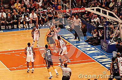 Knicks x Indiana Pacers Madison Square Garden Editorial Stock Photo