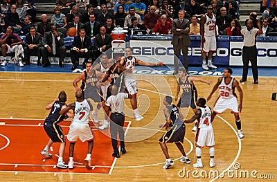 Knicks x Indiana Pacers Madison Square Garden Editorial Stock Photo