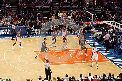 Knicks x Indiana Pacers Madison Square Garden Editorial Stock Photo