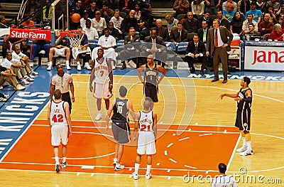 Knicks x Indiana Pacers Madison Square Garden Editorial Stock Photo